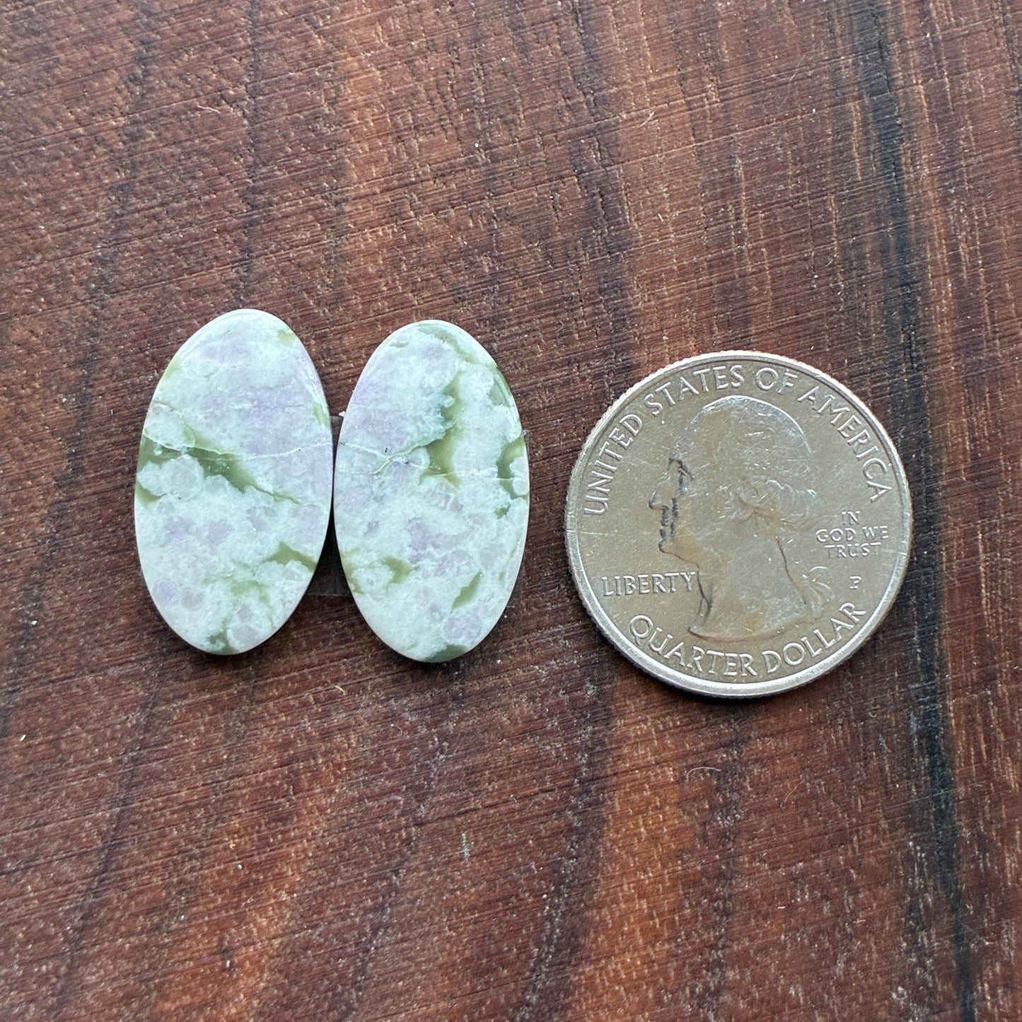 Peace Jade - Cabochon Pair - Oval - Teardrop - Square