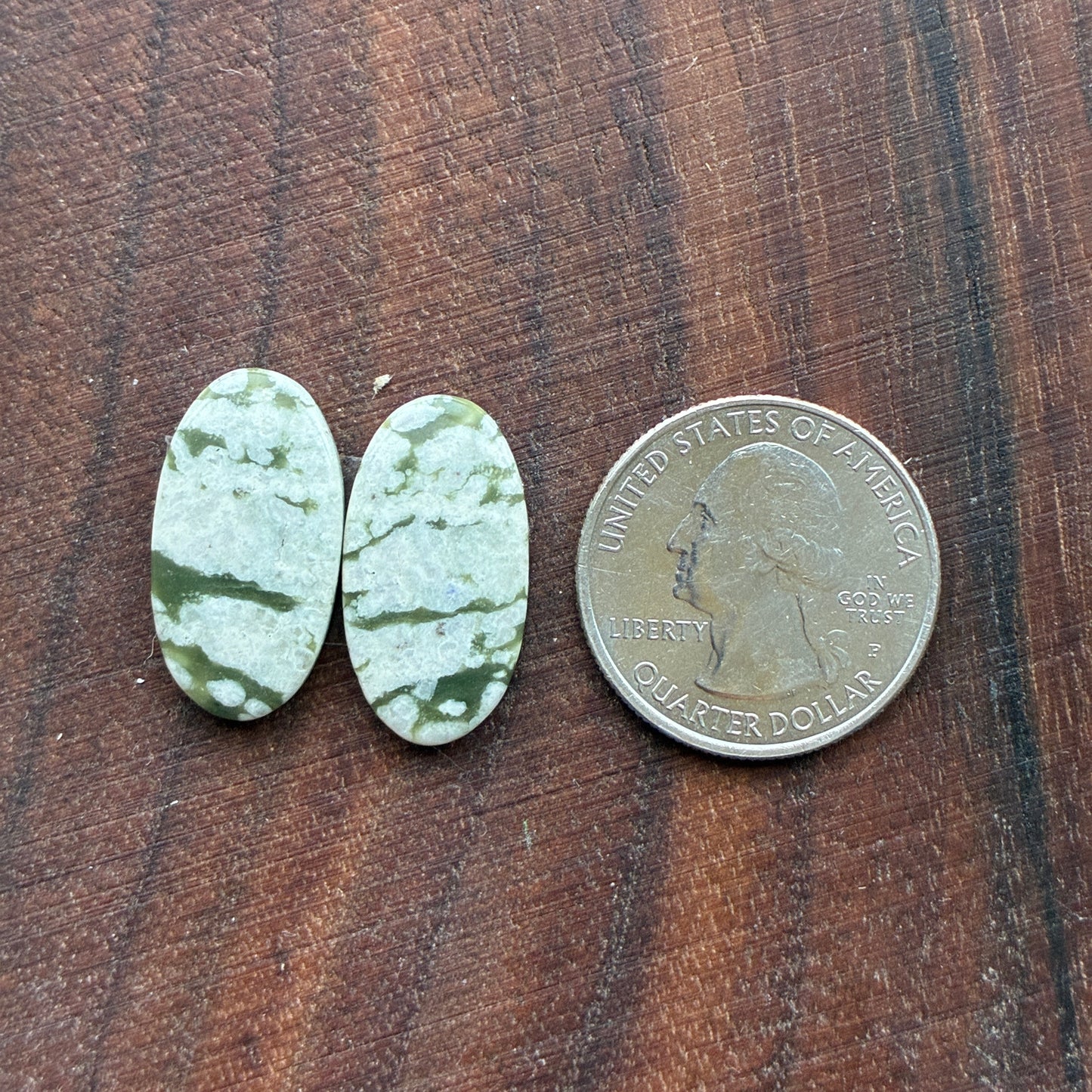 Peace Jade - Cabochon Pair - Oval - Teardrop - Square