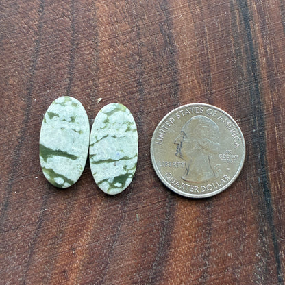 Peace Jade - Cabochon Pair - Oval - Teardrop - Square
