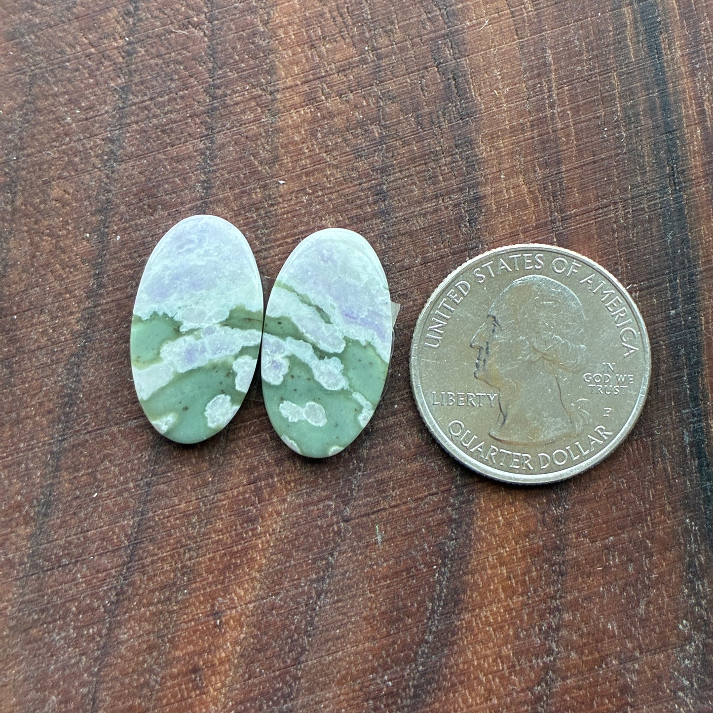 Peace Jade - Cabochon Pair - Oval - Teardrop - Square