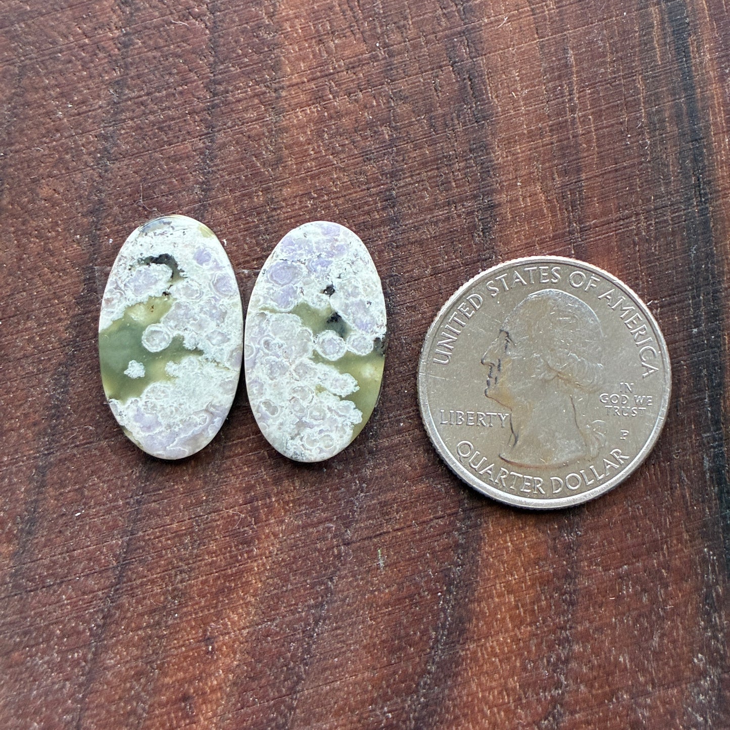 Peace Jade - Cabochon Pair - Oval - Teardrop - Square