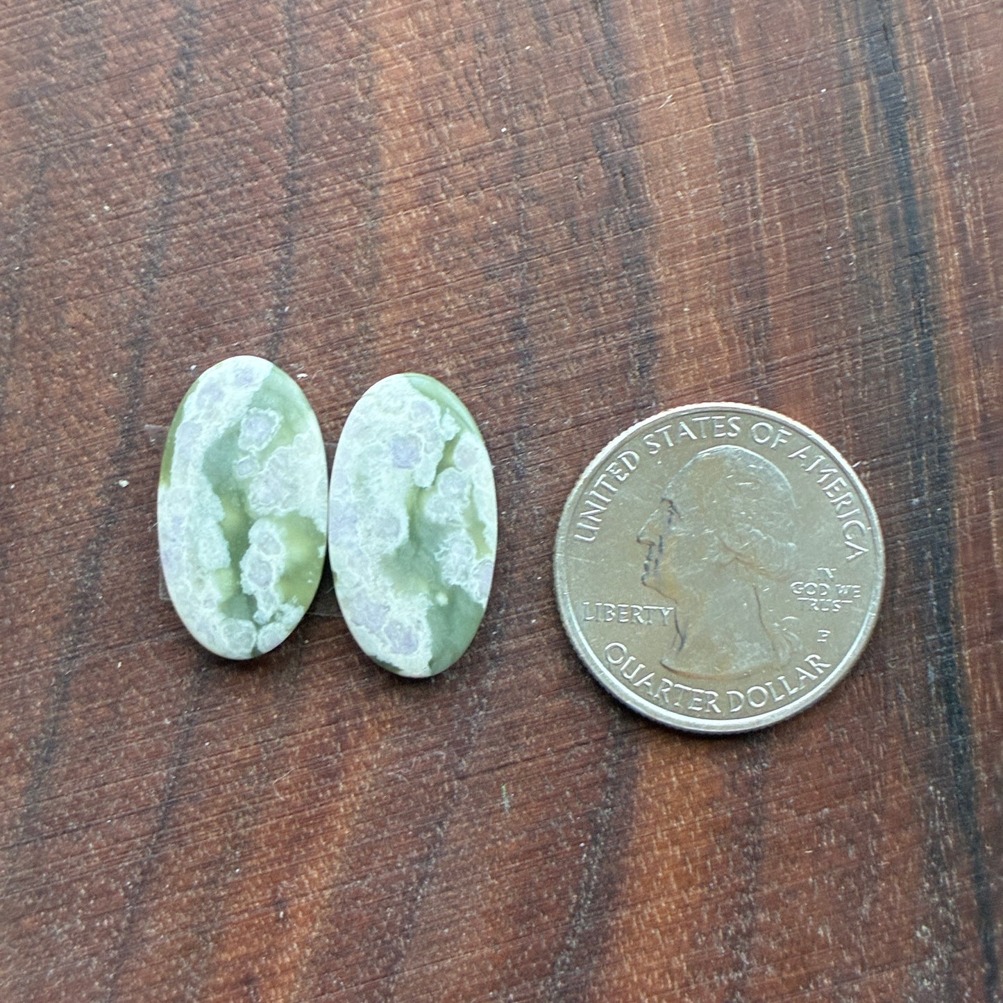 Peace Jade - Cabochon Pair - Oval - Teardrop - Square