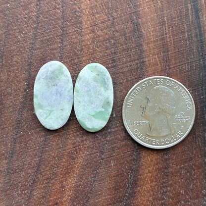 Peace Jade - Cabochon Pair - Oval - Teardrop - Square
