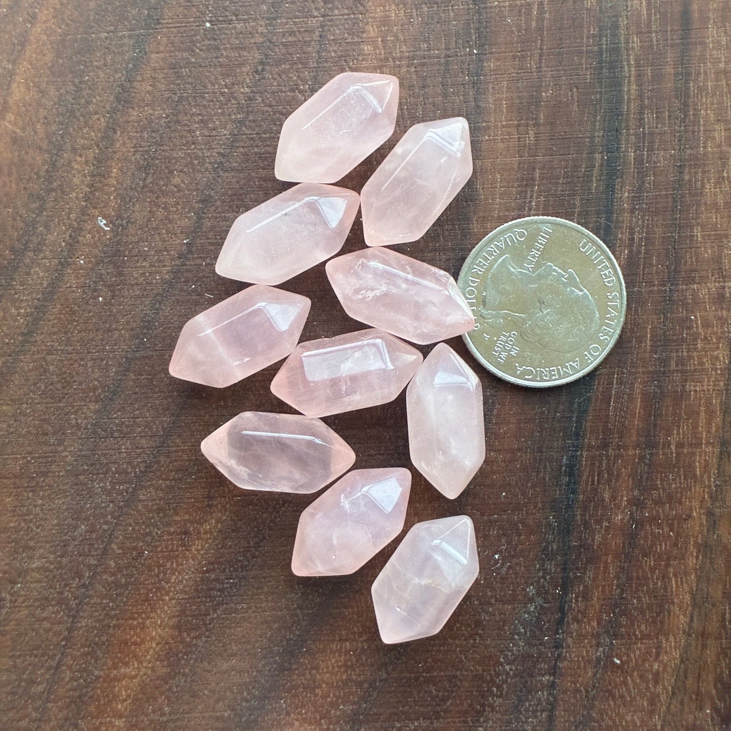 Rose Quartz - Double Point
