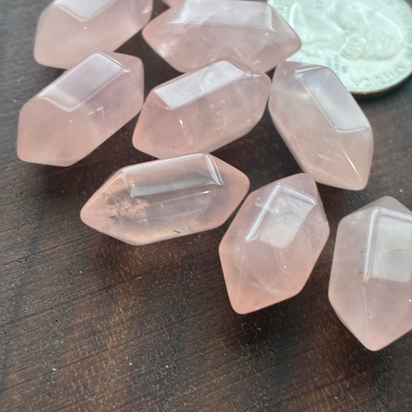 Rose Quartz - Double Point
