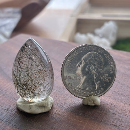 Rutilated Quartz - Cabochon - Teardrop - Rectangle