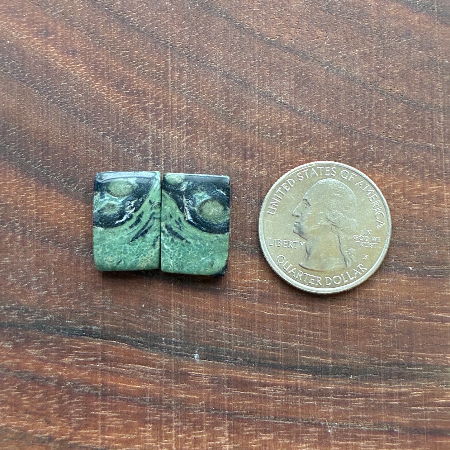 Kambaba Jasper - Cabochon Pair - Oval - Coffin - Rectangle - Teardrop - Round