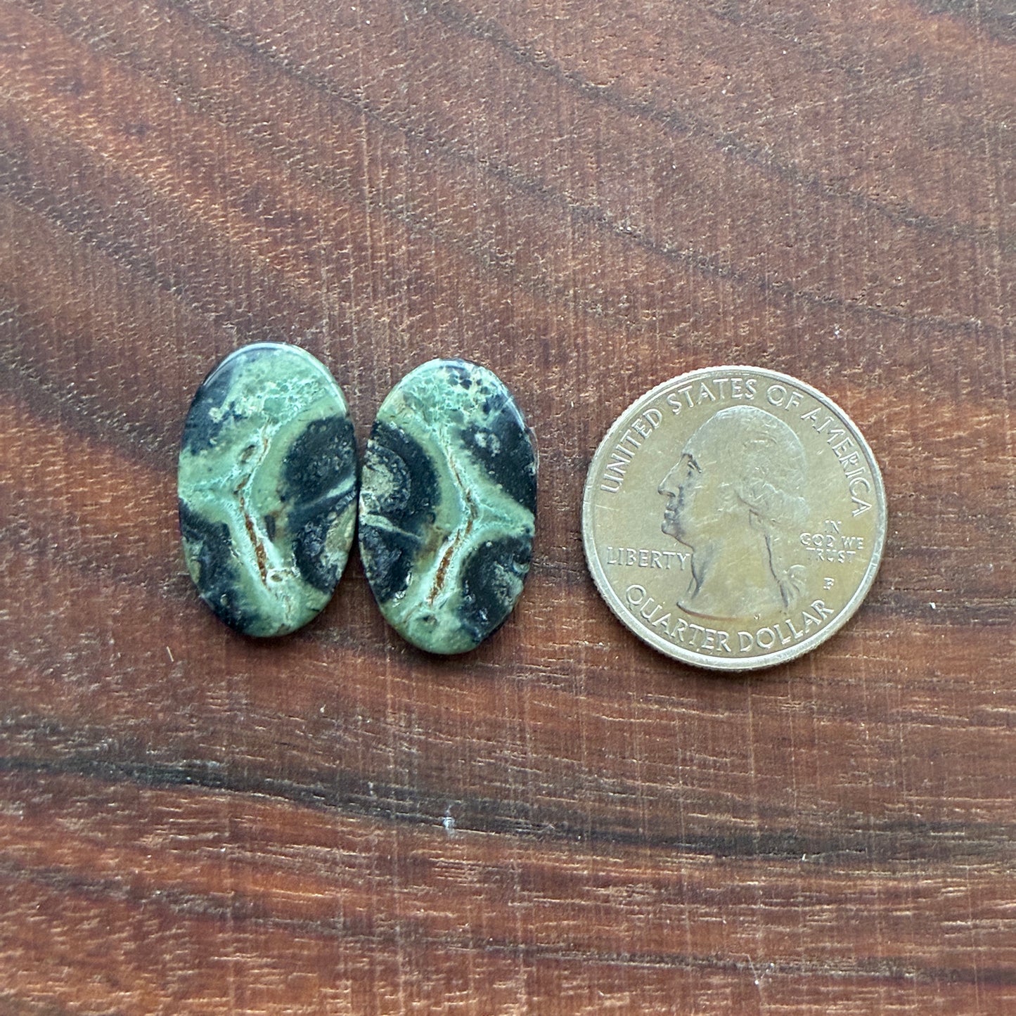 Kambaba Jasper - Cabochon Pair - Oval - Coffin - Rectangle - Teardrop - Round