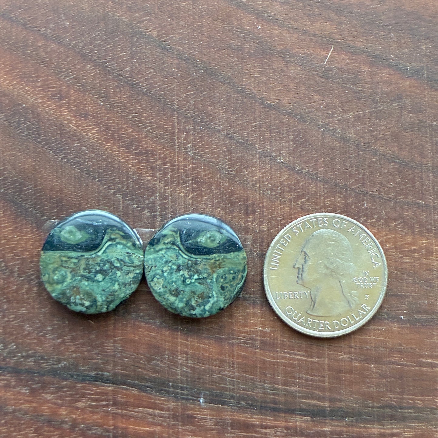 Kambaba Jasper - Cabochon Pair - Oval - Coffin - Rectangle - Teardrop - Round