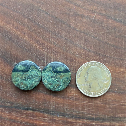 Kambaba Jasper - Cabochon Pair - Oval - Coffin - Rectangle - Teardrop - Round