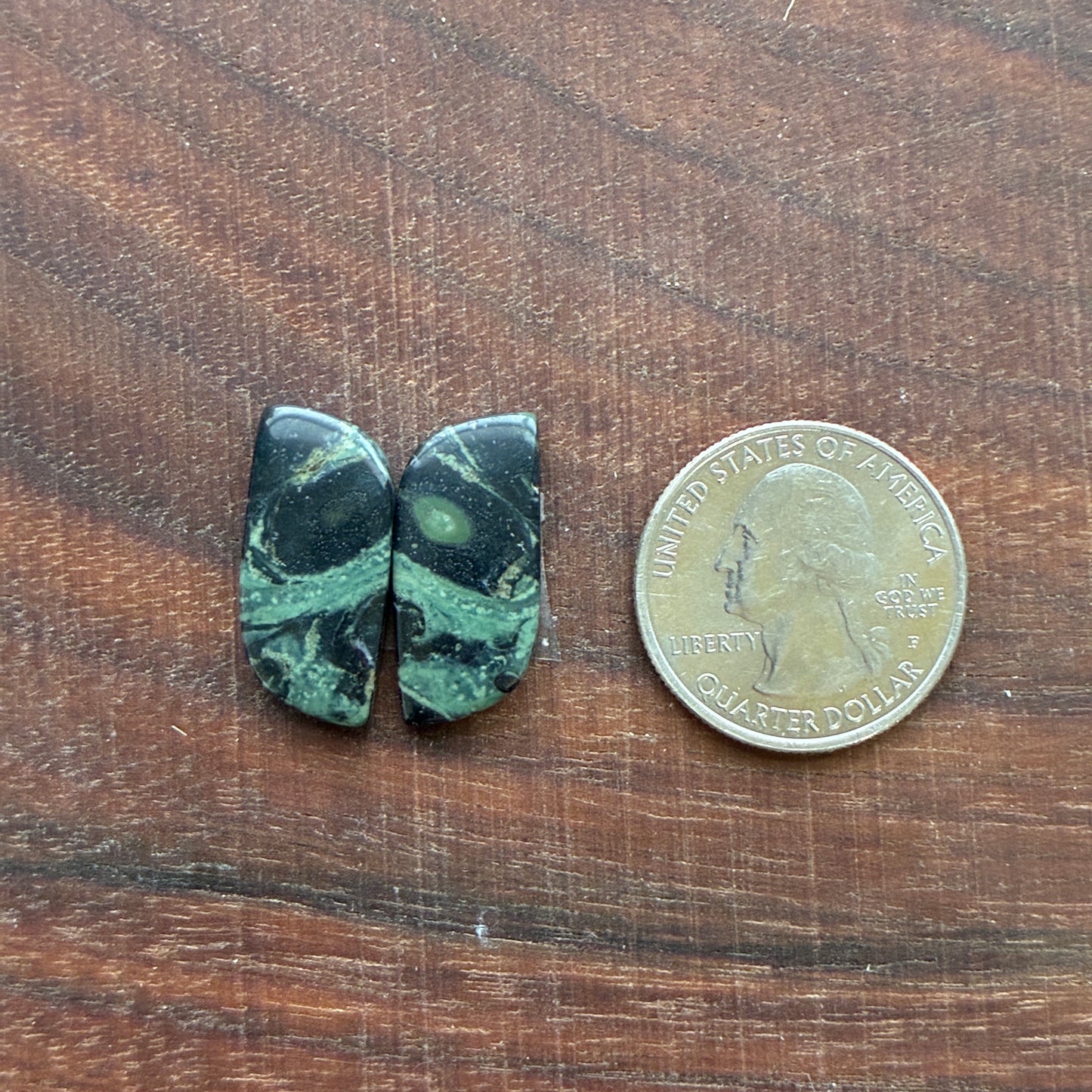 Kambaba Jasper - Cabochon Pair - Oval - Coffin - Rectangle - Teardrop - Round