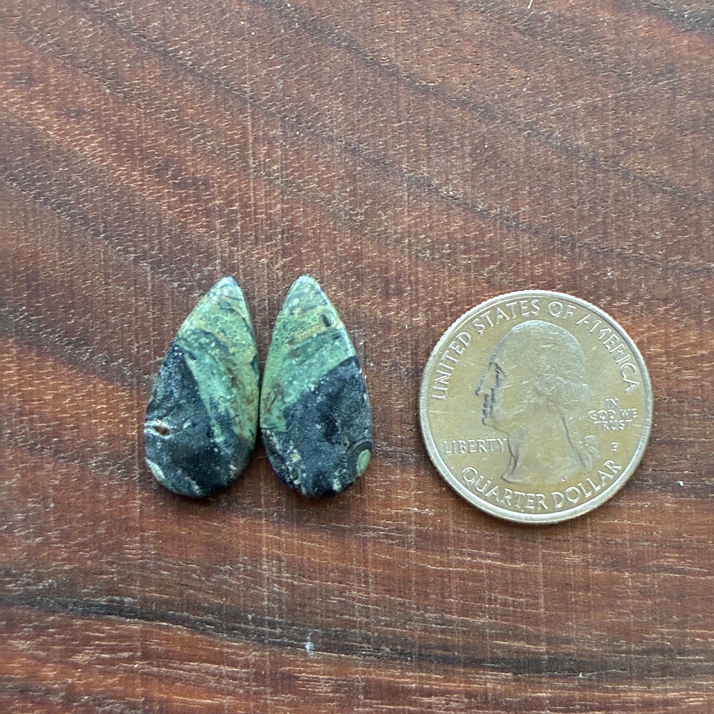 Kambaba Jasper - Cabochon Pair - Oval - Coffin - Rectangle - Teardrop - Round