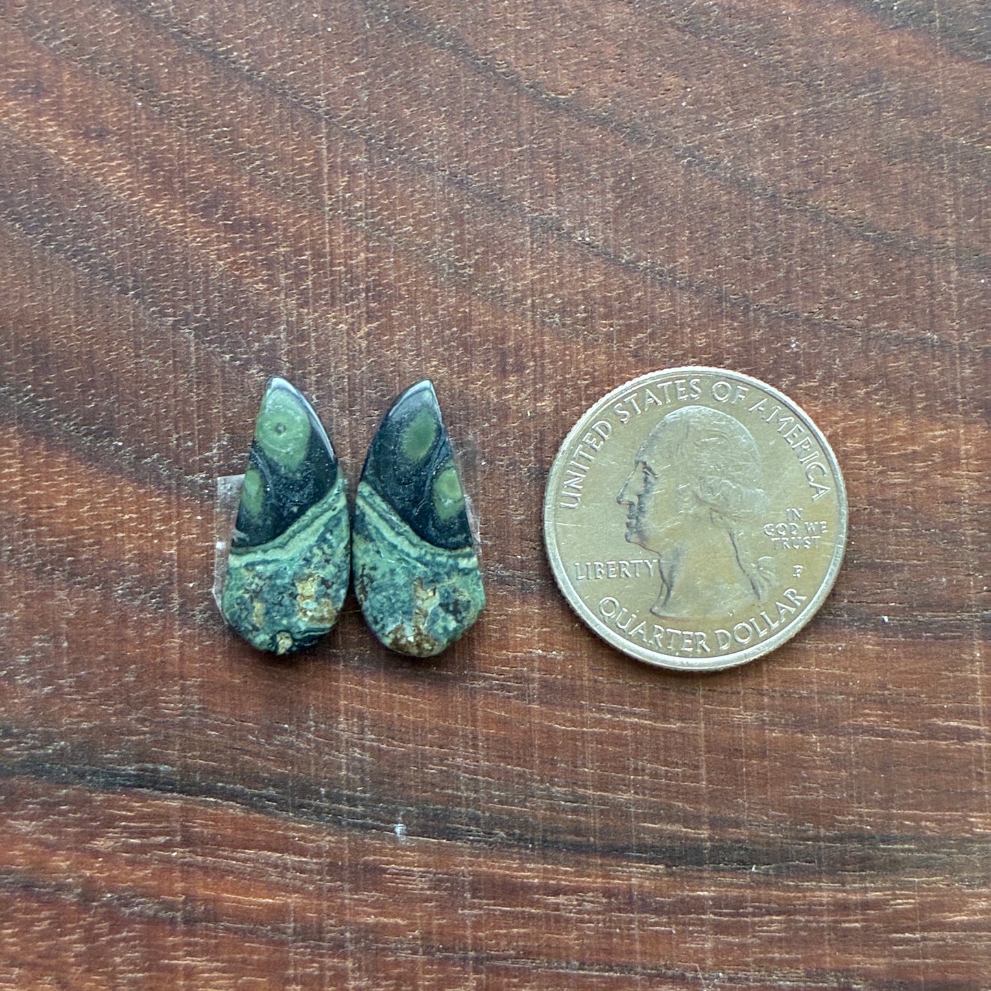 Kambaba Jasper - Cabochon Pair - Oval - Coffin - Rectangle - Teardrop - Round