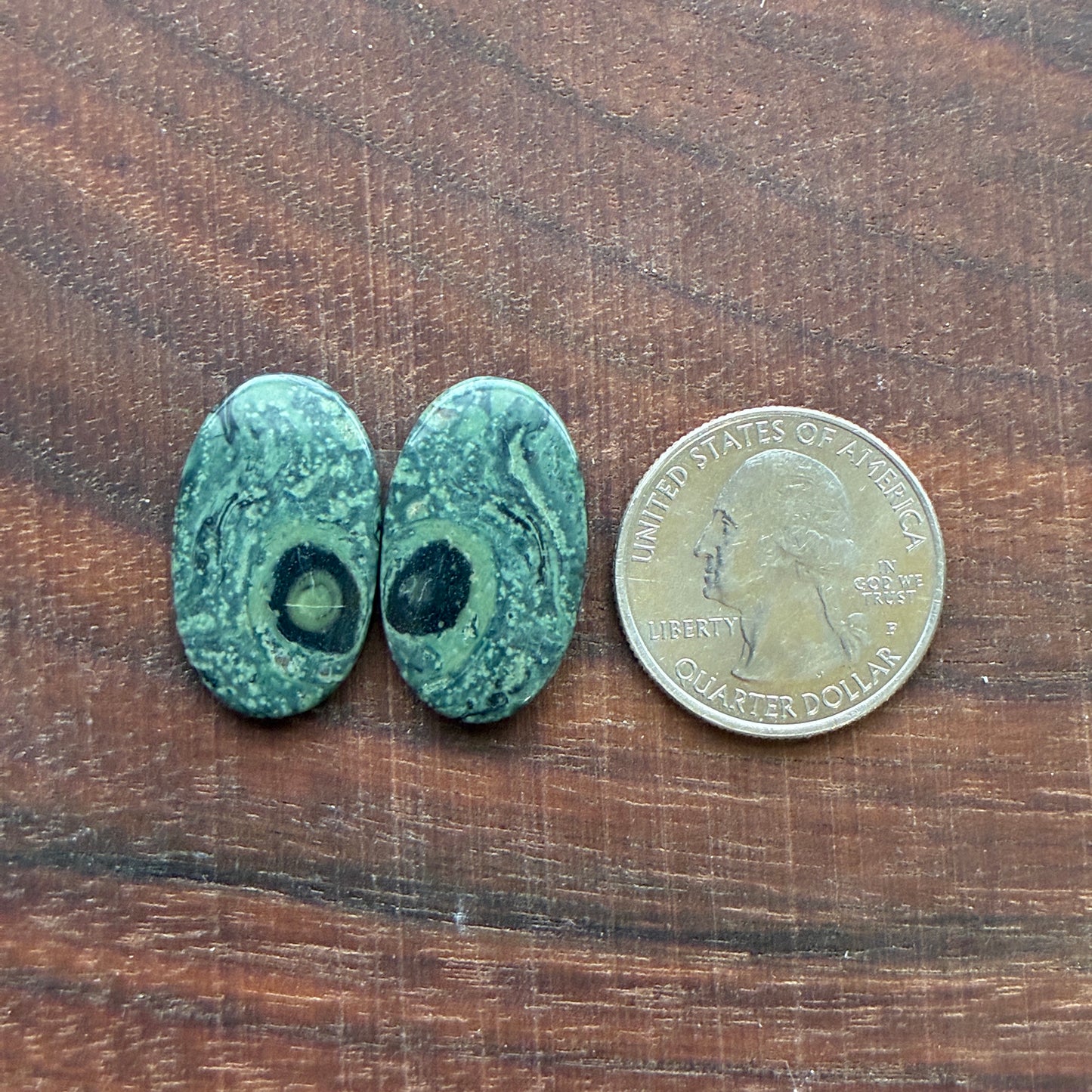 Kambaba Jasper - Cabochon Pair - Oval - Coffin - Rectangle - Teardrop - Round