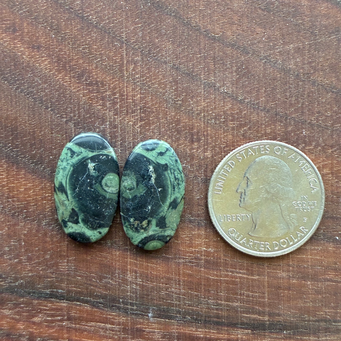 Kambaba Jasper - Cabochon Pair - Oval - Coffin - Rectangle - Teardrop - Round
