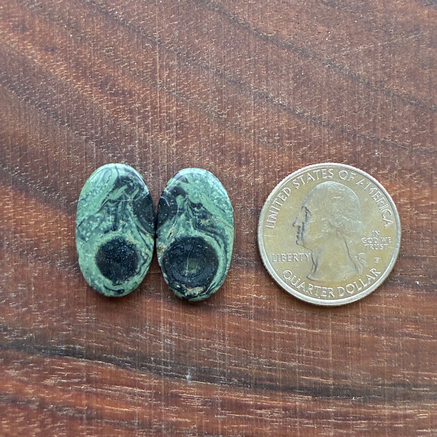 Kambaba Jasper - Cabochon Pair - Oval - Coffin - Rectangle - Teardrop - Round