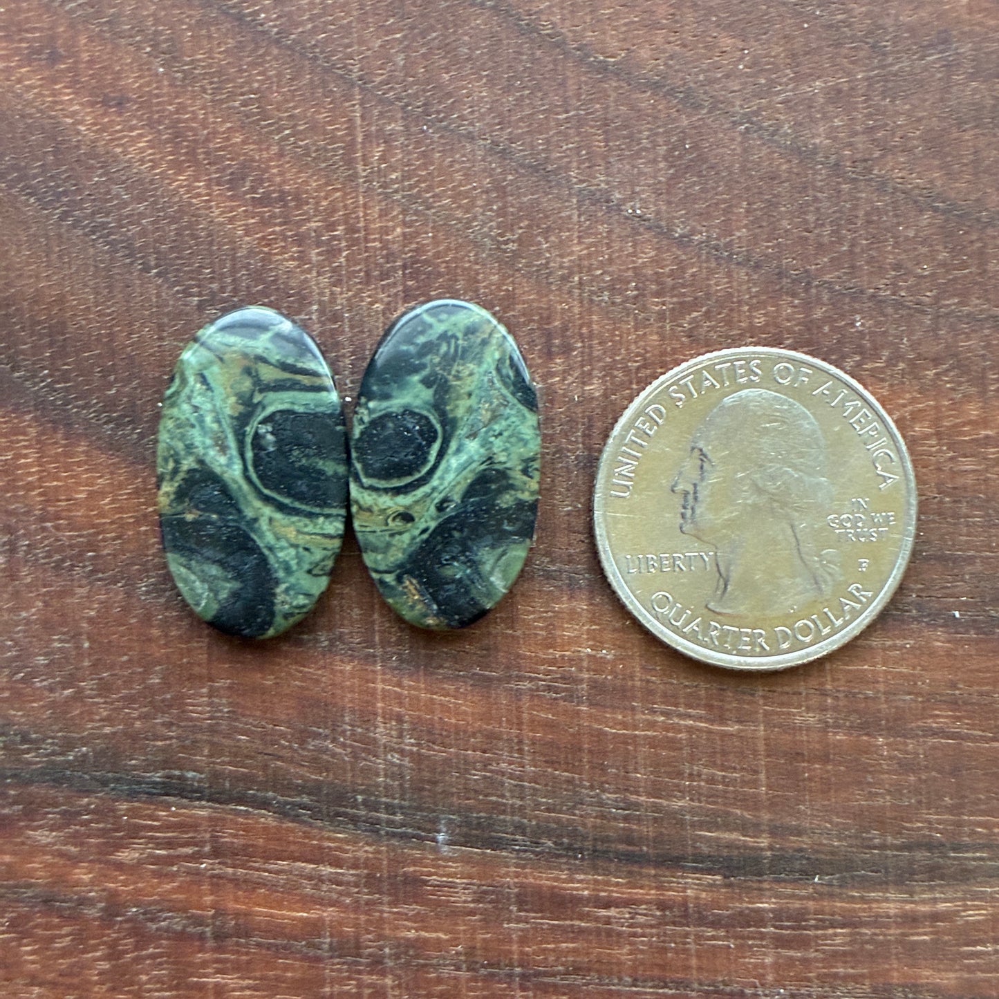 Kambaba Jasper - Cabochon Pair - Oval - Coffin - Rectangle - Teardrop - Round