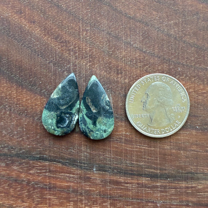 Kambaba Jasper - Cabochon Pair - Oval - Coffin - Rectangle - Teardrop - Round