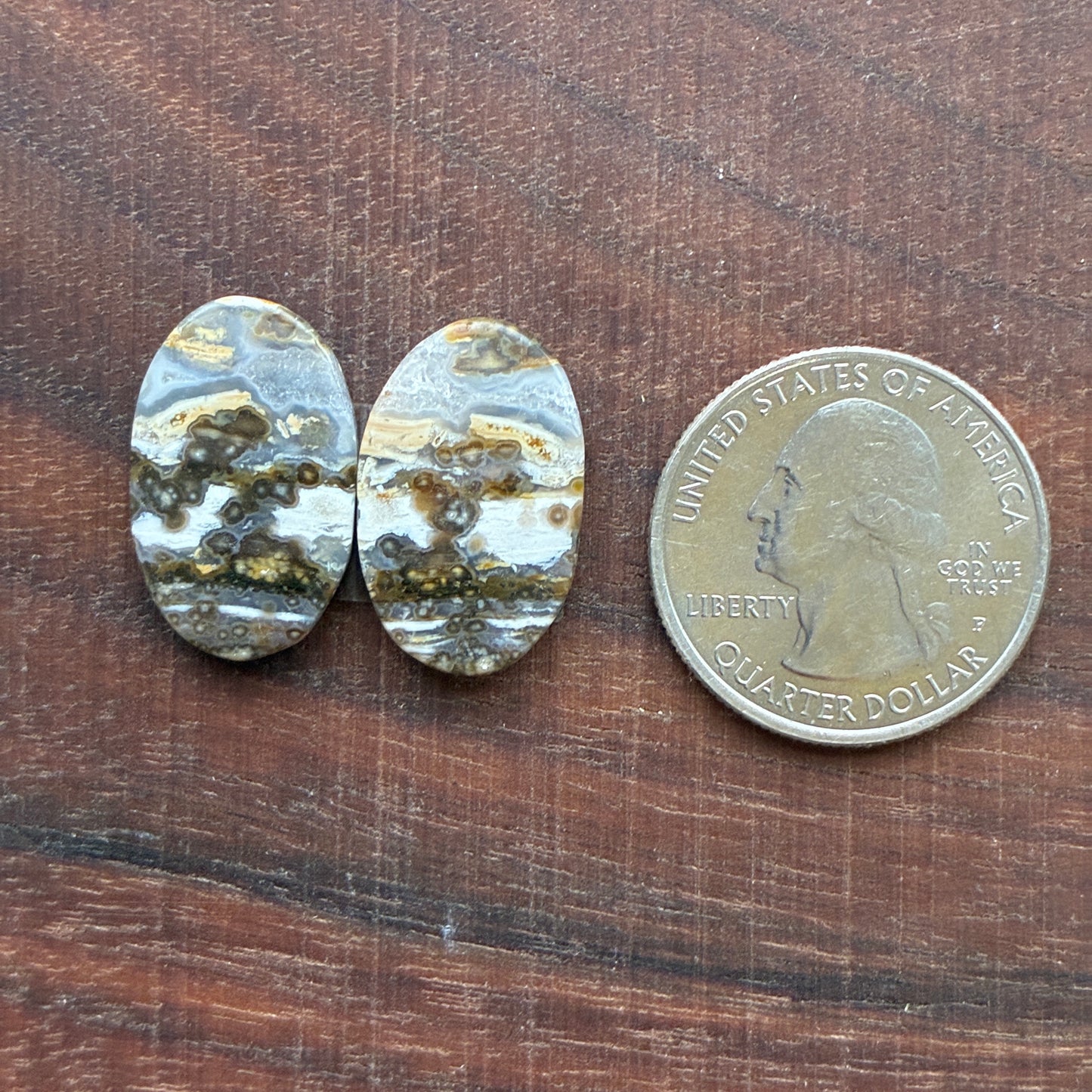 Ocean Jasper - Cabochon Pair - Oval - Teardrop - Rectangle