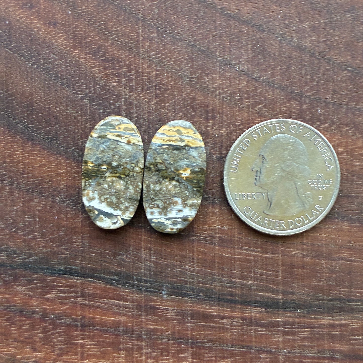 Ocean Jasper - Cabochon Pair - Oval - Teardrop - Rectangle