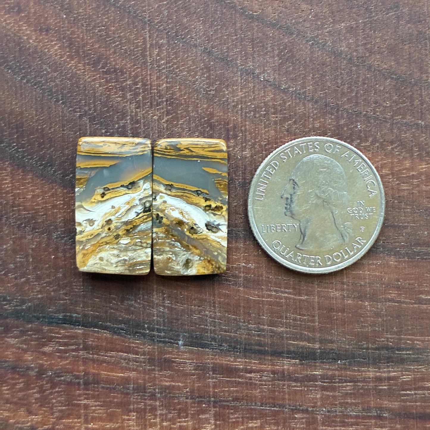 Ocean Jasper - Cabochon Pair - Oval - Teardrop - Rectangle