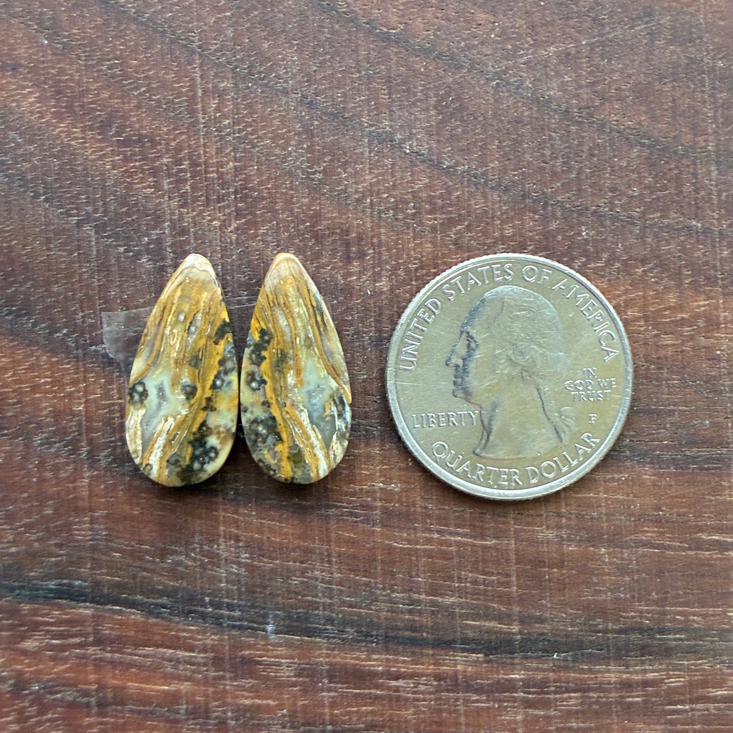Ocean Jasper - Cabochon Pair - Oval - Teardrop - Rectangle