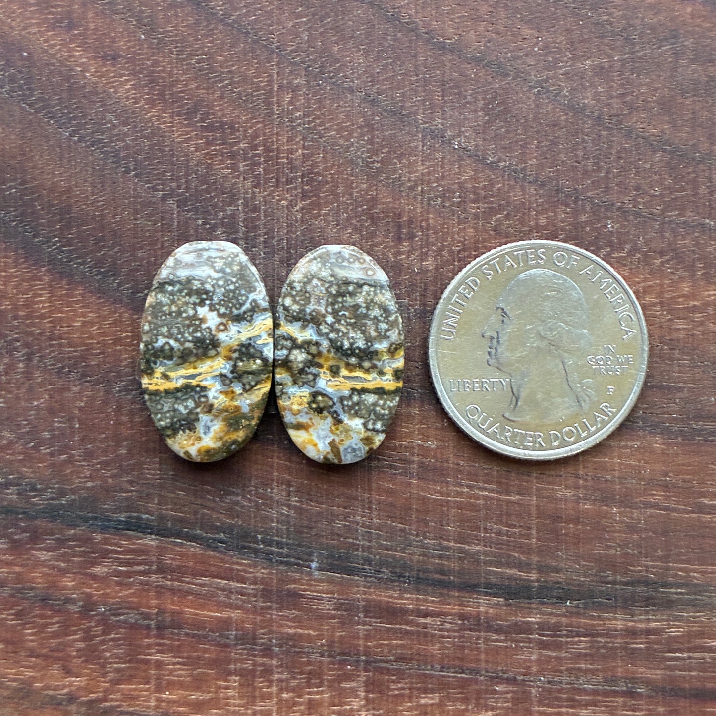 Ocean Jasper - Cabochon Pair - Oval - Teardrop - Rectangle