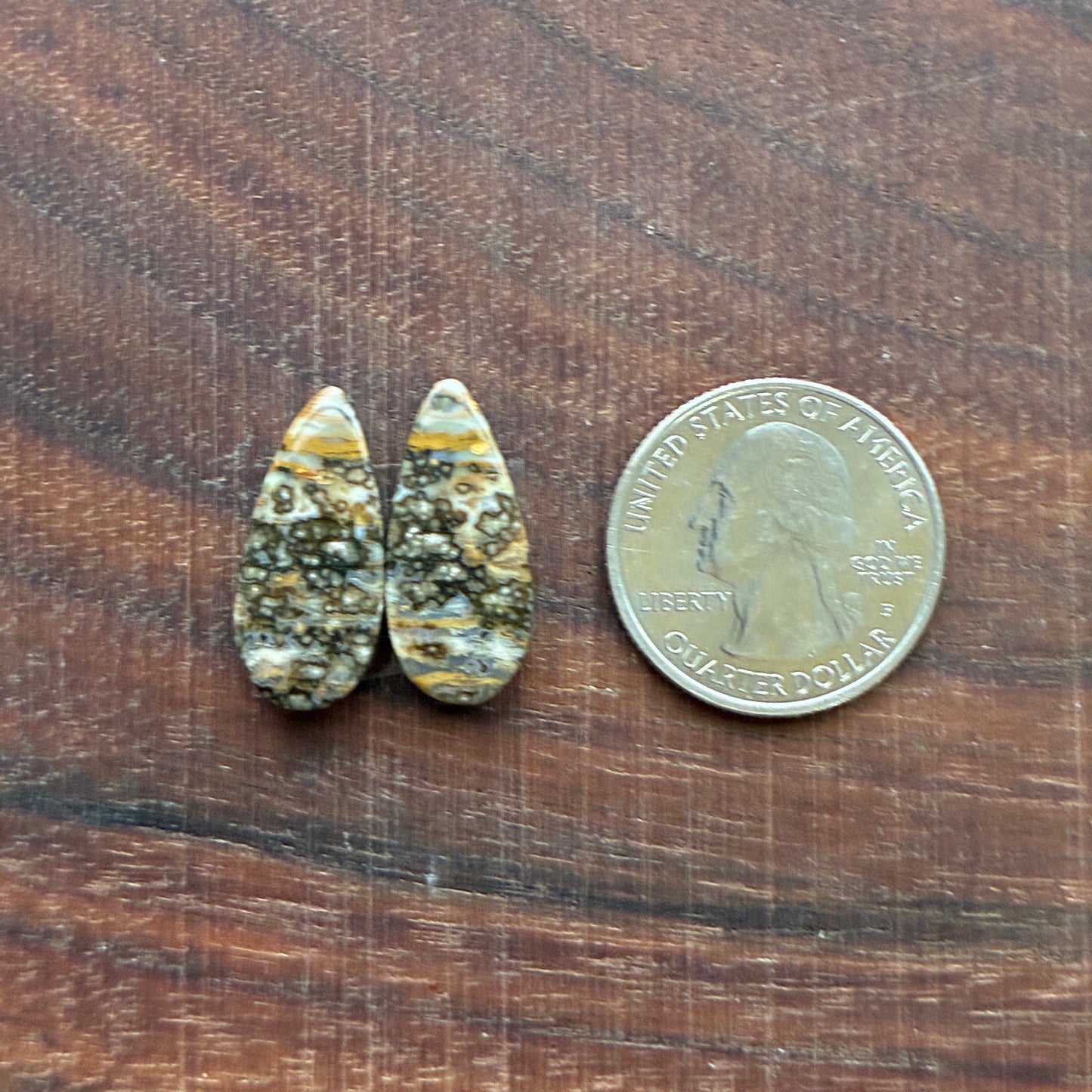 Ocean Jasper - Cabochon Pair - Oval - Teardrop - Rectangle