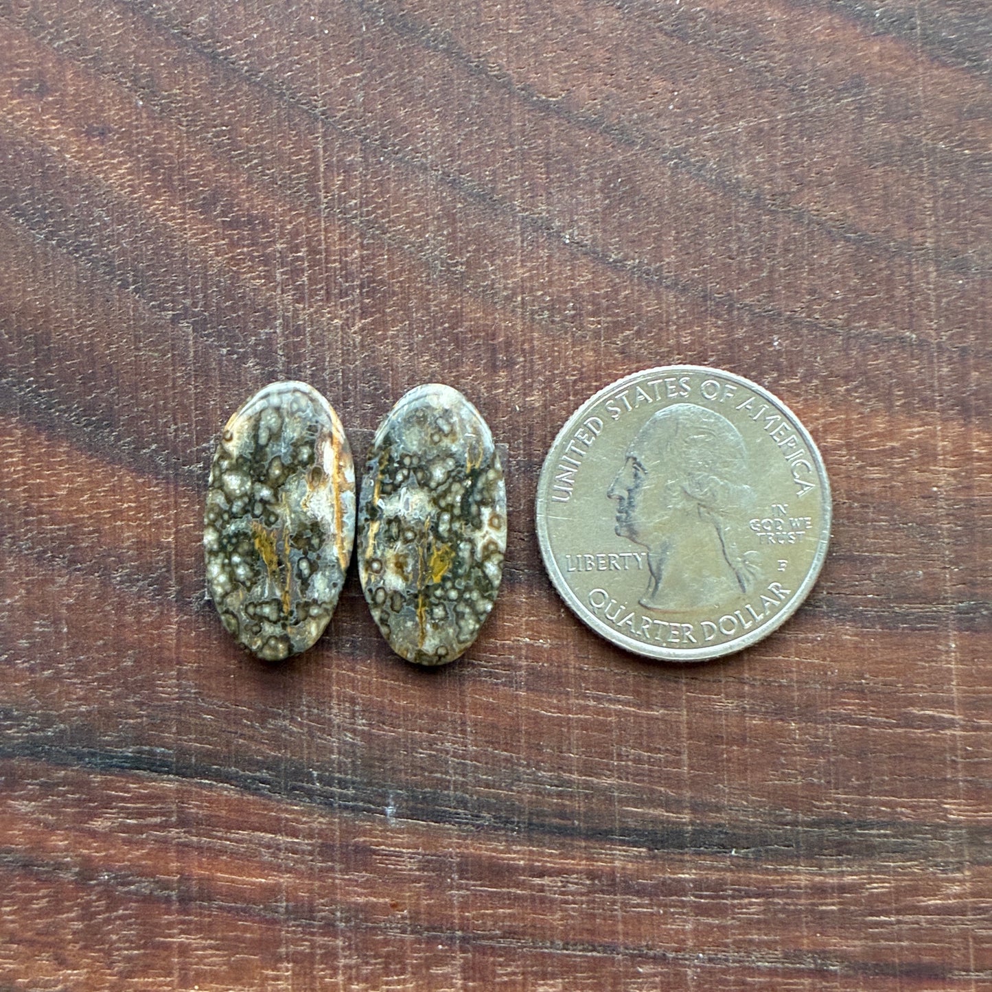 Ocean Jasper - Cabochon Pair - Oval - Teardrop - Rectangle