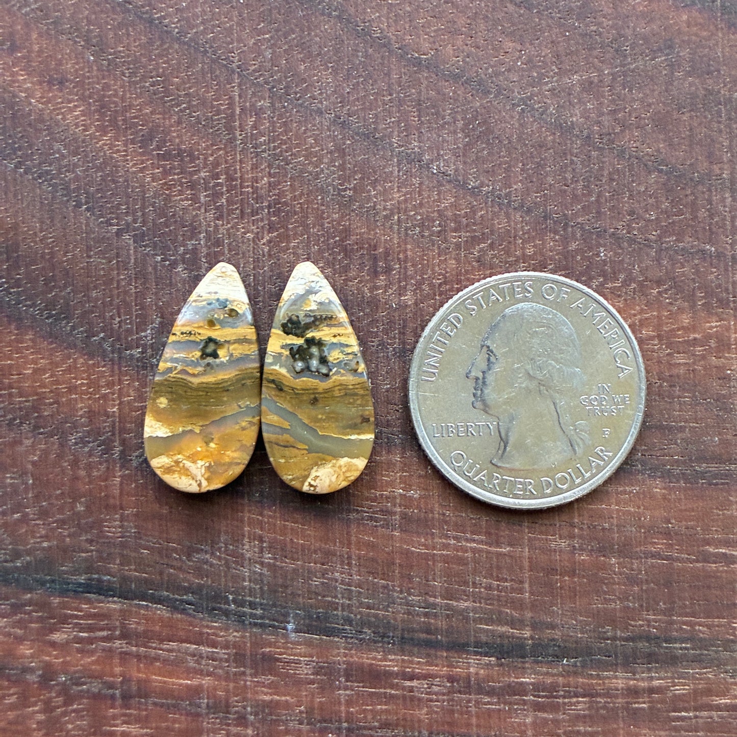 Ocean Jasper - Cabochon Pair - Oval - Teardrop - Rectangle