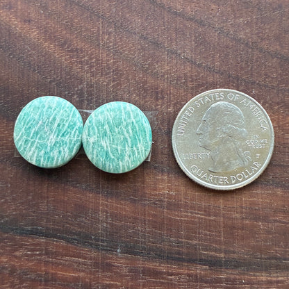 Amazonite - Cabochon Pair - Oval - Teardrop - Marquise - Round