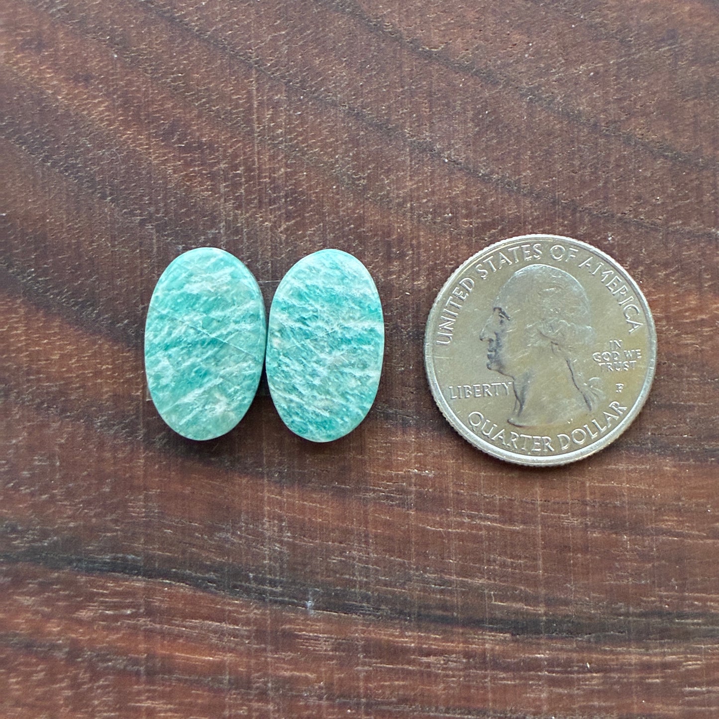 Amazonite - Cabochon Pair - Oval - Teardrop - Marquise - Round
