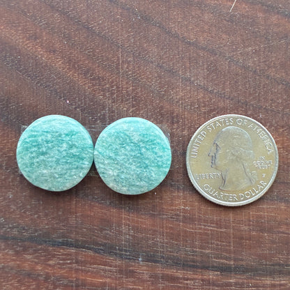 Amazonite - Cabochon Pair - Oval - Teardrop - Marquise - Round