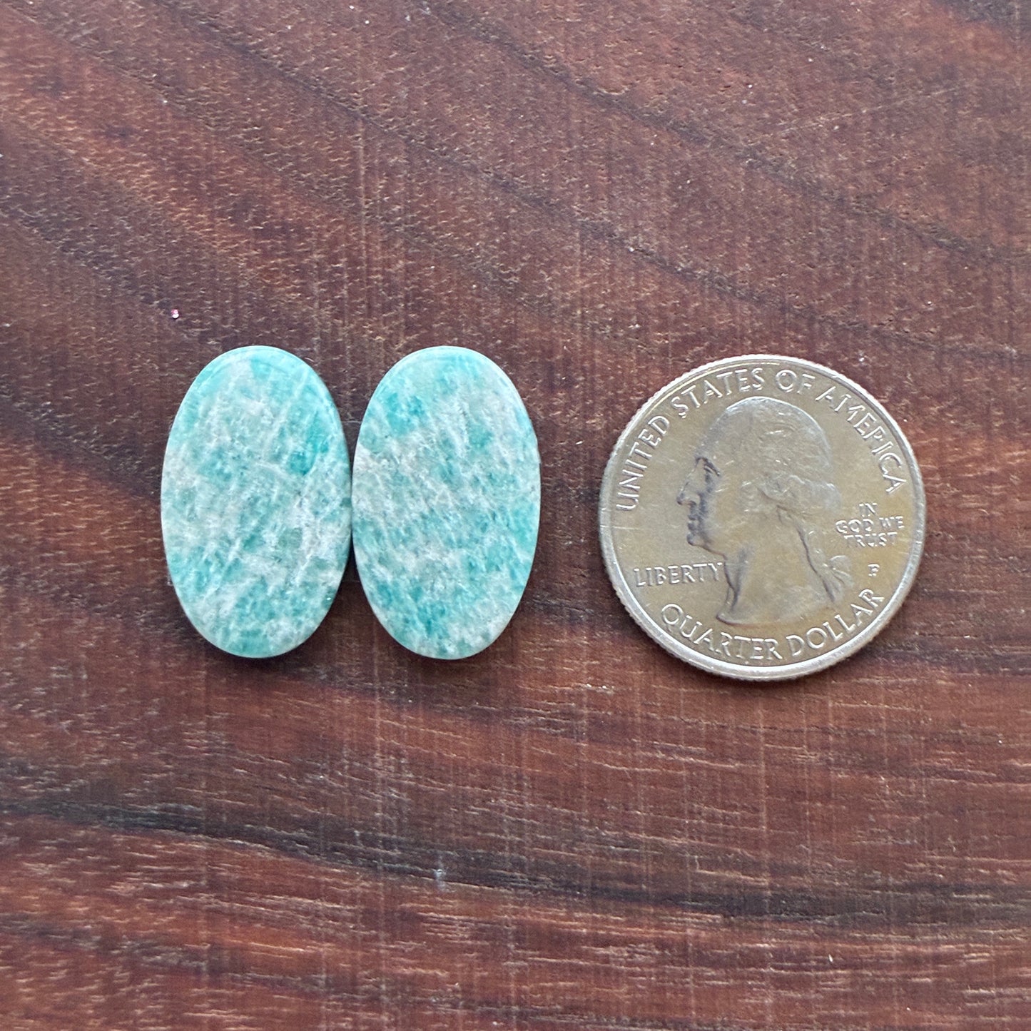 Amazonite - Cabochon Pair - Oval - Teardrop - Marquise - Round