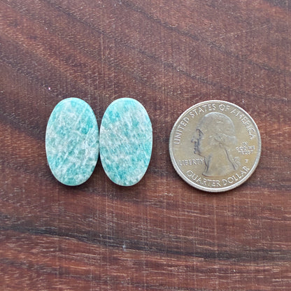 Amazonite - Cabochon Pair - Oval - Teardrop - Marquise - Round