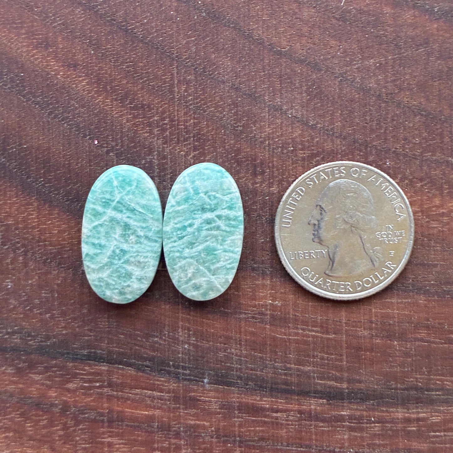 Amazonite - Cabochon Pair - Oval - Teardrop - Marquise - Round