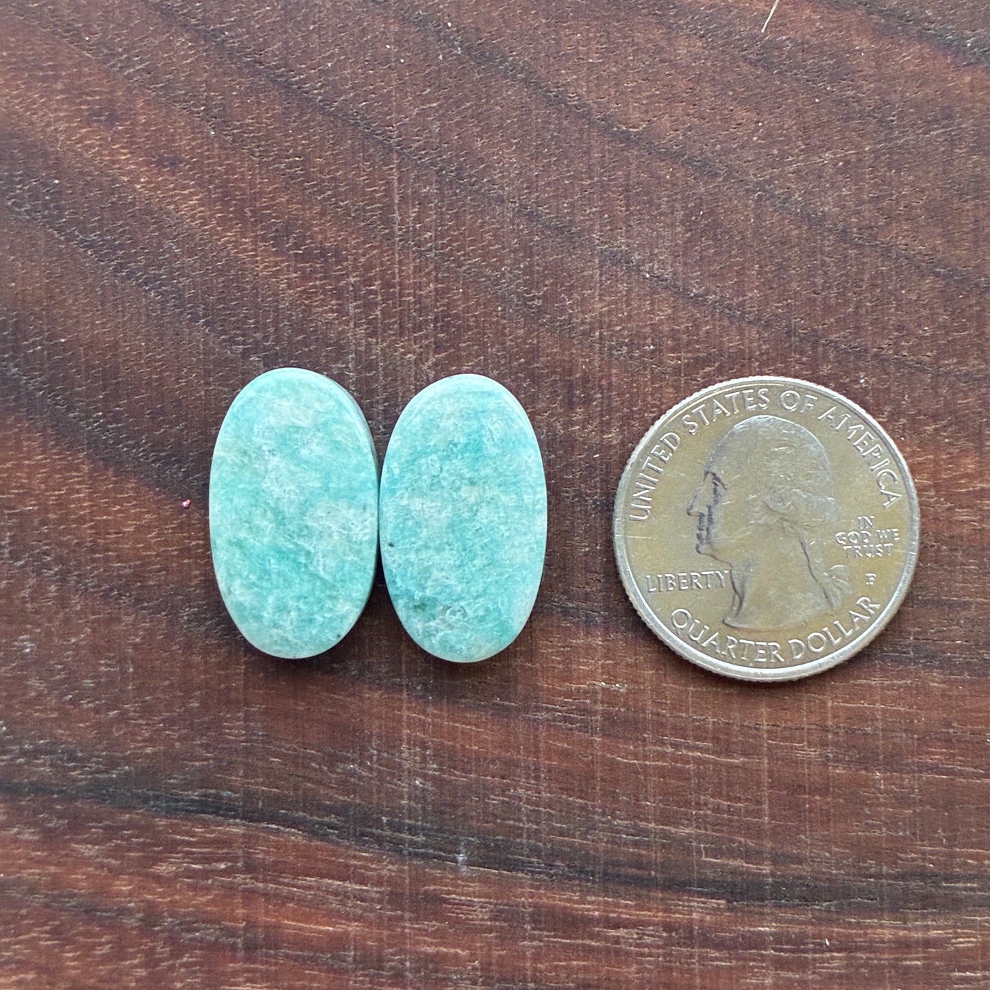 Amazonite - Cabochon Pair - Oval - Teardrop - Marquise - Round