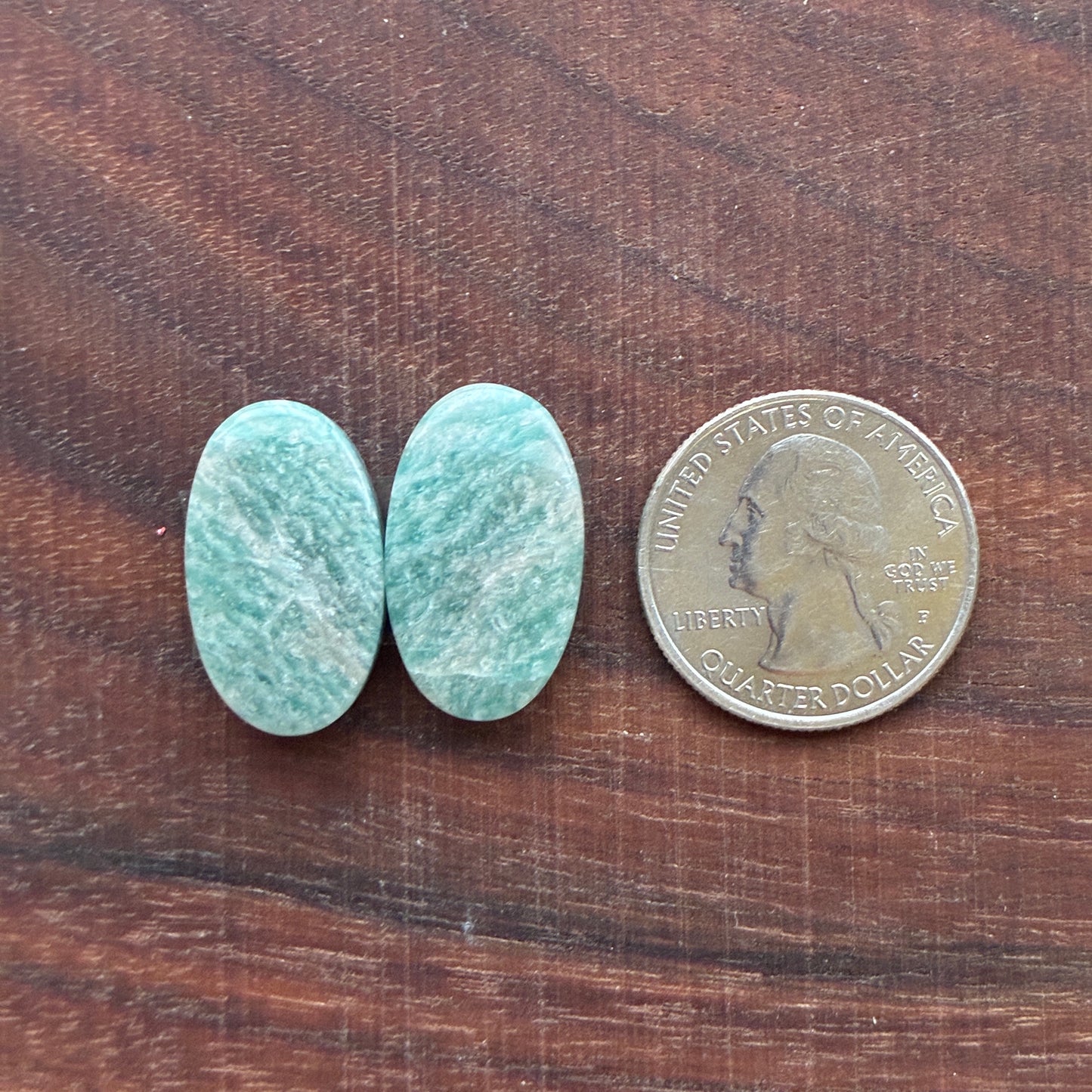 Amazonite - Cabochon Pair - Oval - Teardrop - Marquise - Round