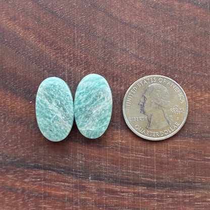 Amazonite - Cabochon Pair - Oval - Teardrop - Marquise - Round