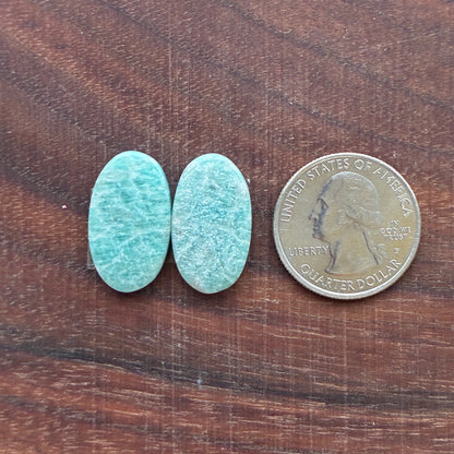 Amazonite - Cabochon Pair - Oval - Teardrop - Marquise - Round
