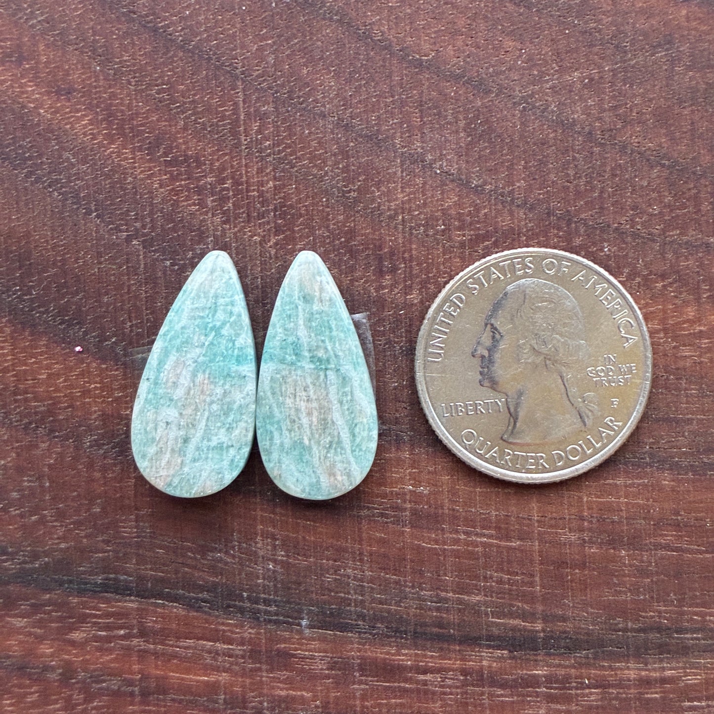 Amazonite - Cabochon Pair - Oval - Teardrop - Marquise - Round