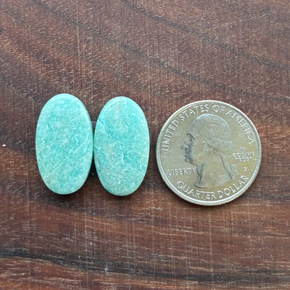 Amazonite - Cabochon Pair - Oval - Teardrop - Marquise - Round