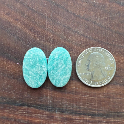 Amazonite - Cabochon Pair - Oval - Teardrop - Marquise - Round