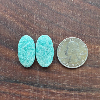 Amazonite - Cabochon Pair - Oval - Teardrop - Marquise - Round