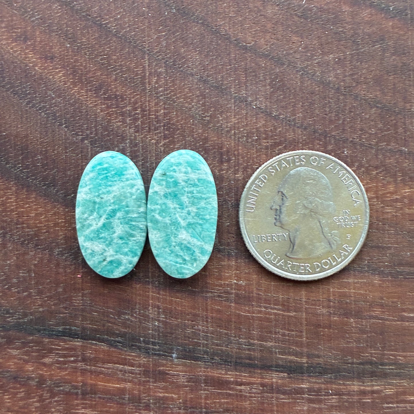 Amazonite - Cabochon Pair - Oval - Teardrop - Marquise - Round