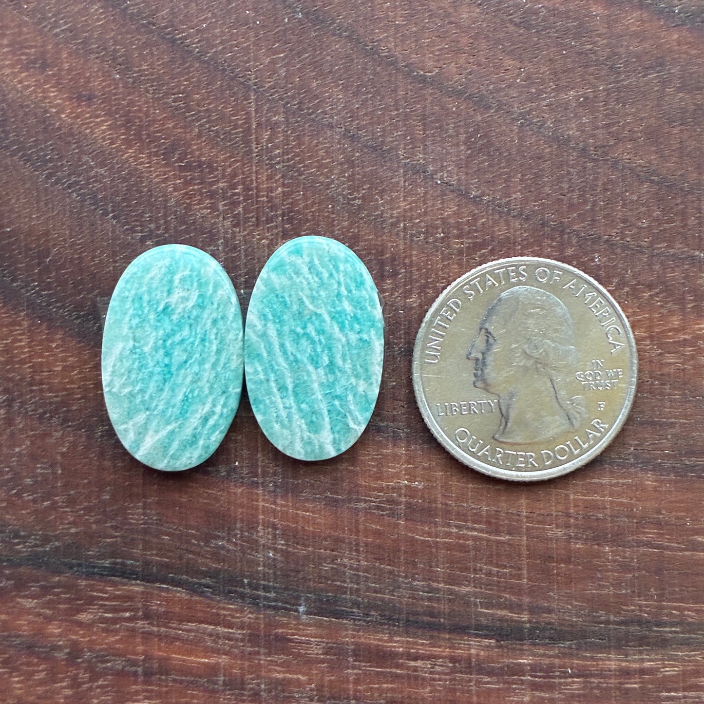 Amazonite - Cabochon Pair - Oval - Teardrop - Marquise - Round