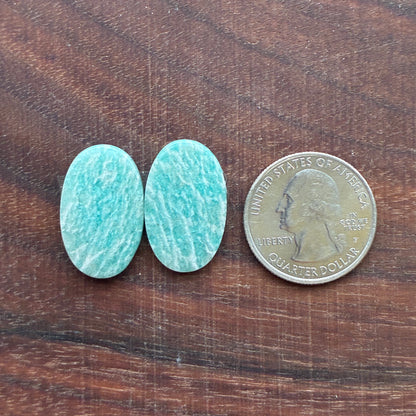 Amazonite - Cabochon Pair - Oval - Teardrop - Marquise - Round