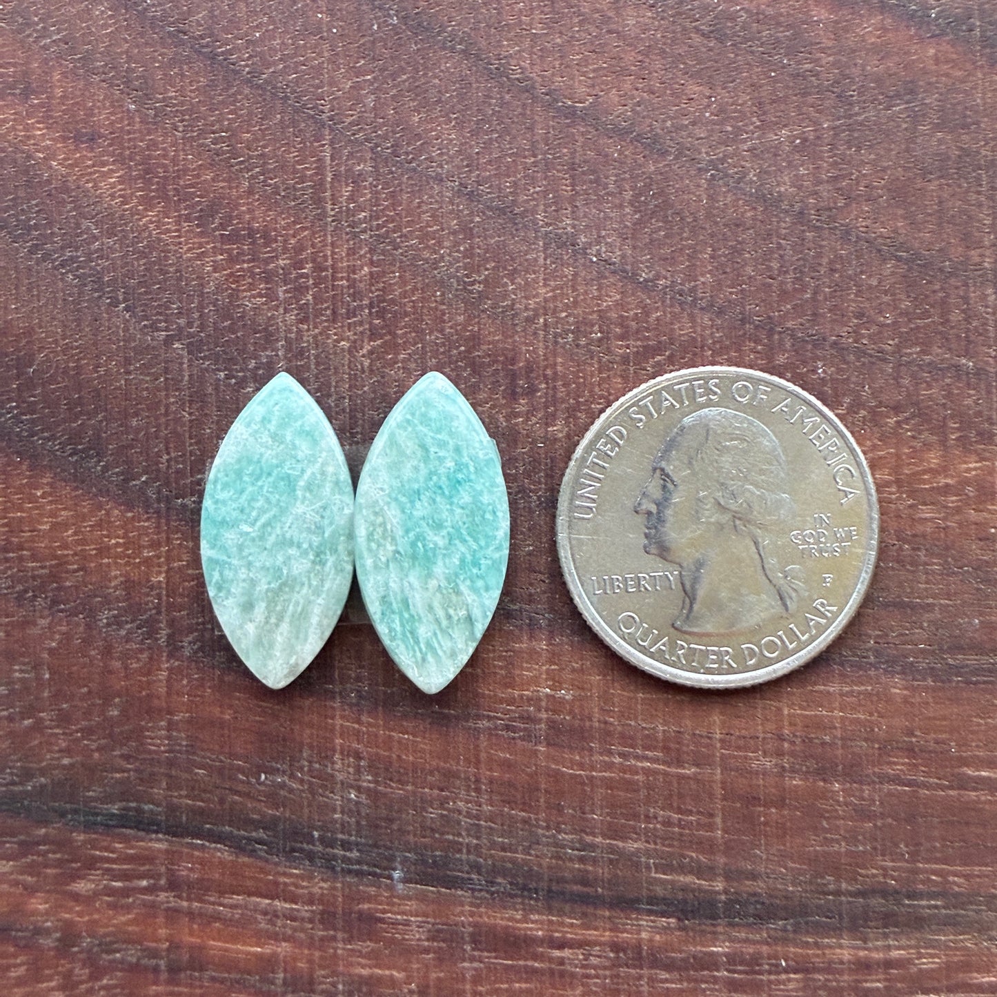 Amazonite - Cabochon Pair - Oval - Teardrop - Marquise - Round