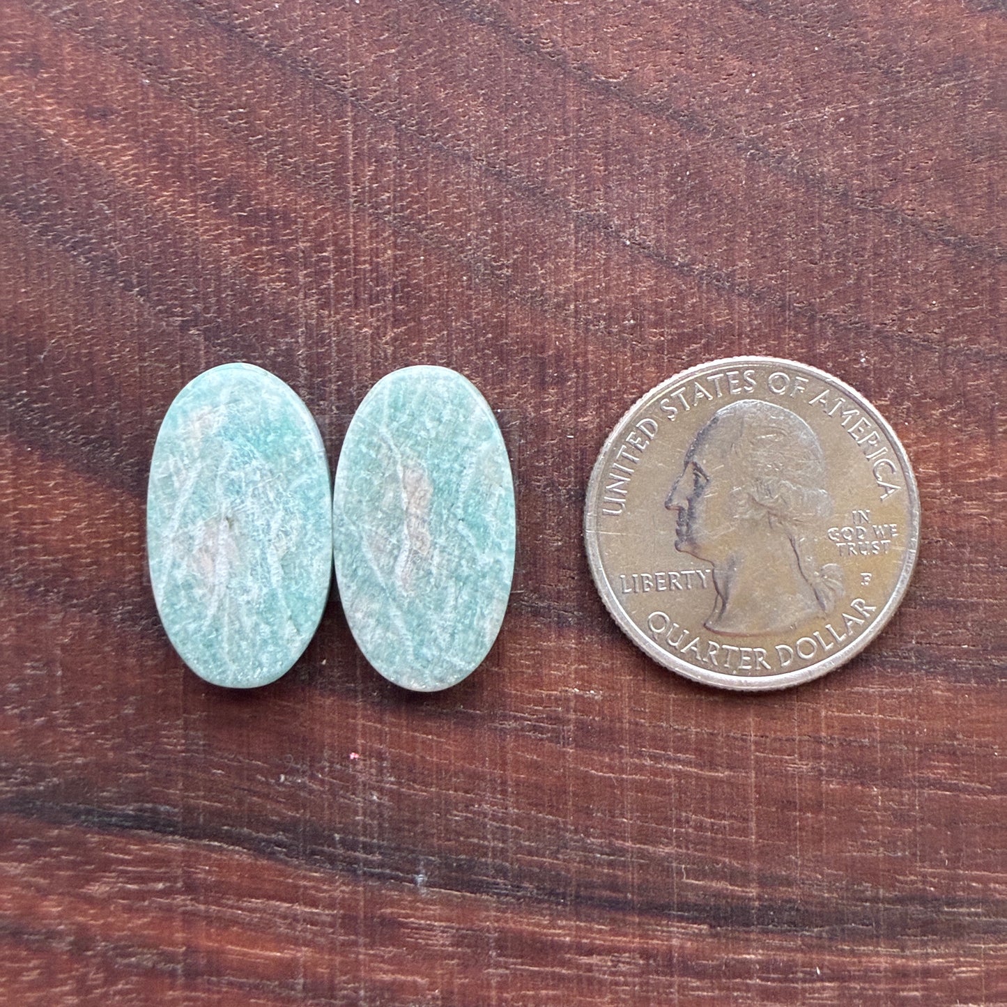 Amazonite - Cabochon Pair - Oval - Teardrop - Marquise - Round