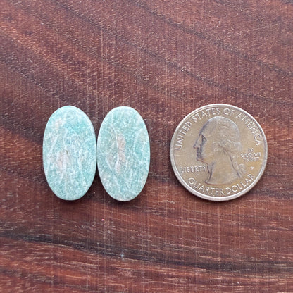 Amazonite - Cabochon Pair - Oval - Teardrop - Marquise - Round